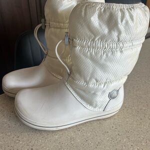 Crocs White women Boots